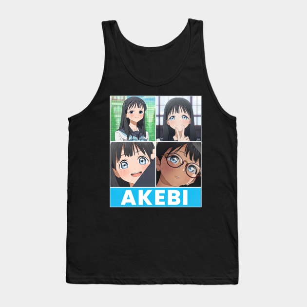 Akebis Sailor Uniform Komichi Akebi Tank Top by TaivalkonAriel